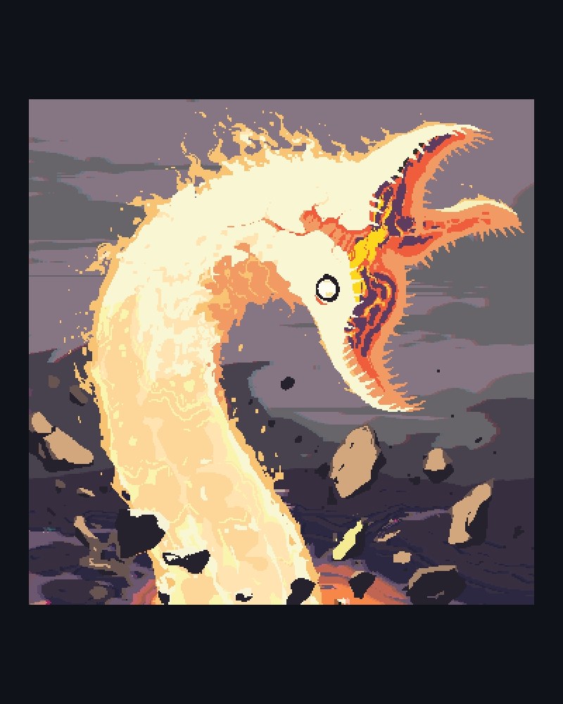 El gusano de magma.